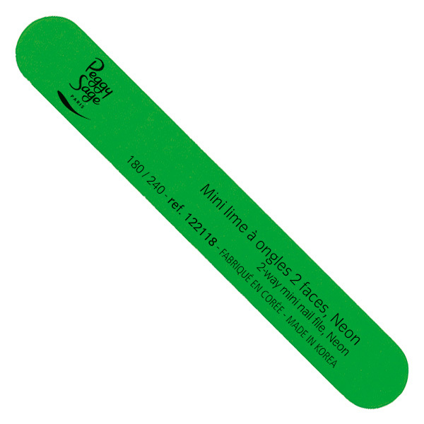Mni lima para unhas fluo verde