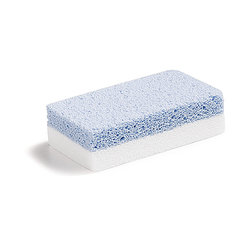 Pedra pomez branca/azul manicure e pedicure