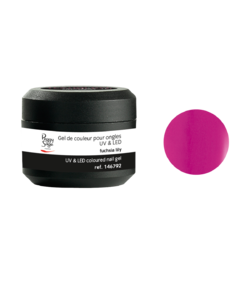 Gel de cor UV&LED Color IT Fuchsia Lily 5g - Ref. 146792