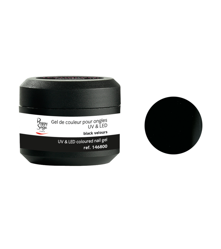 Gel de cor UV&LED Color IT Black Velours 5g