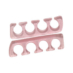 1 par de separadores de dedos dos pés silicone