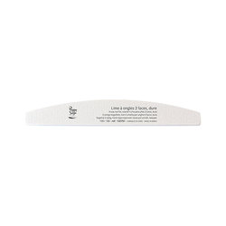 Lima semicircular para unhas 2 caras 100/180, branco