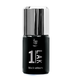 1-LAK 3-em1 Gel Polish Black Velours - 10 ml