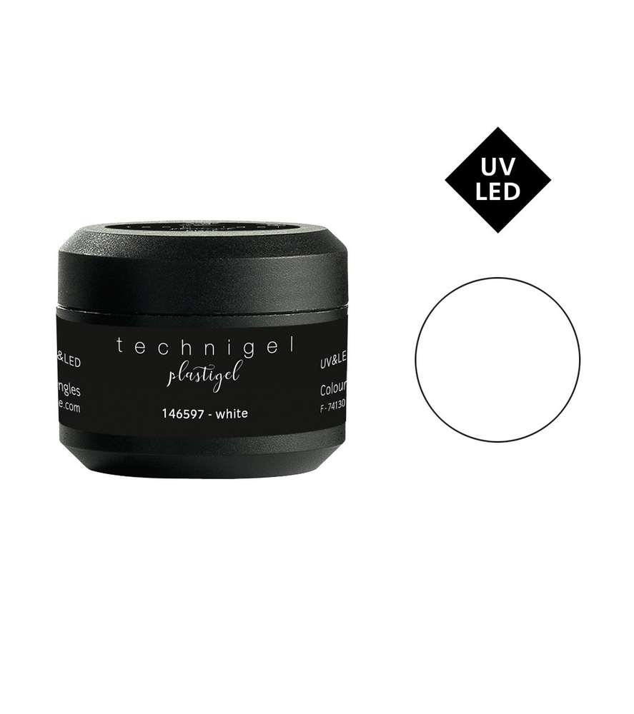 Gel Plastigel UV&LED 5g White