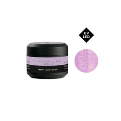 Gel de cor para unhas UV & LED pailleté - Golden Purple 5g