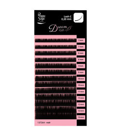 Extensão de pestanas fio a fio Curvatura C,  0.20 mm  ( 7-13mm )
